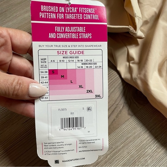 Maidenform Women’s Shapewear FitSense Extra Firm Shaping Bodysuit Size S NWT - Picture 10 of 12